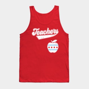 Chicago Teachers Fund Our Future Red For Ed Tank Top